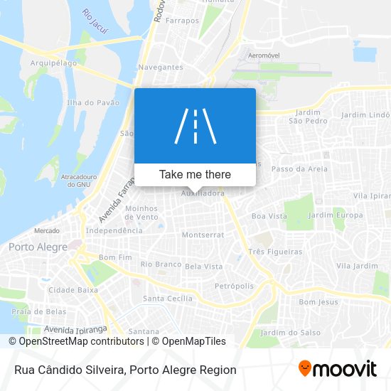 Rua Cândido Silveira map