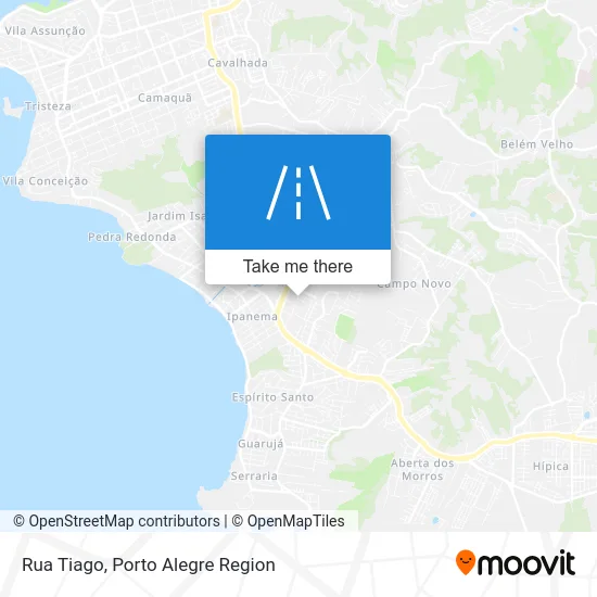 Rua Tiago map
