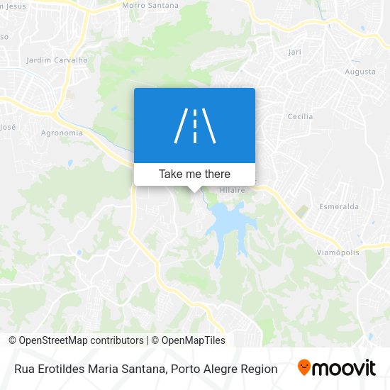 Rua Erotildes Maria Santana map