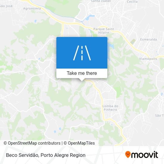 Beco Servidão map