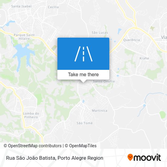 Rua São João Batista map