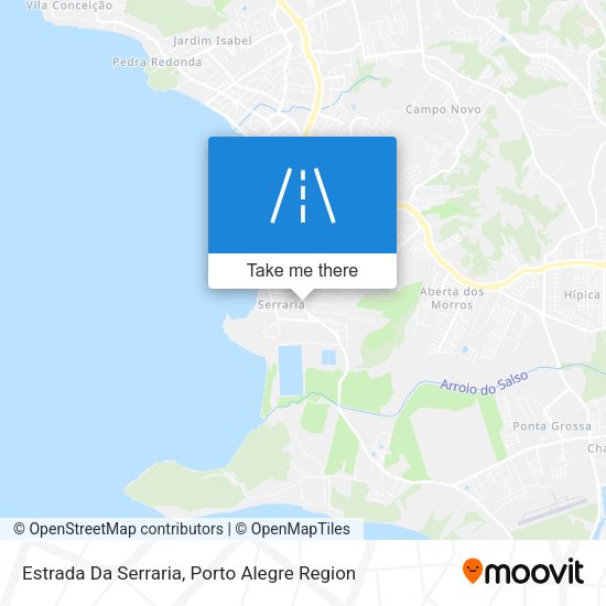 Estrada Da Serraria map