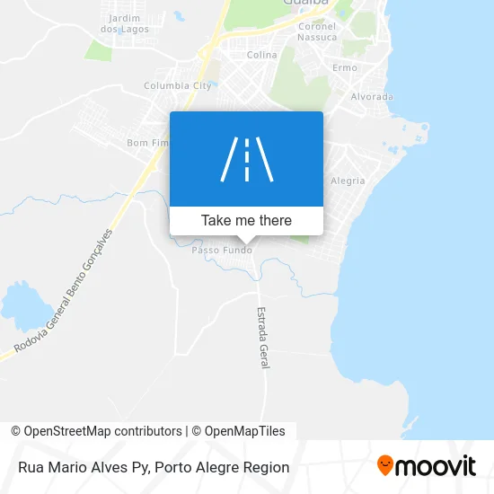 Rua Mario Alves Py map