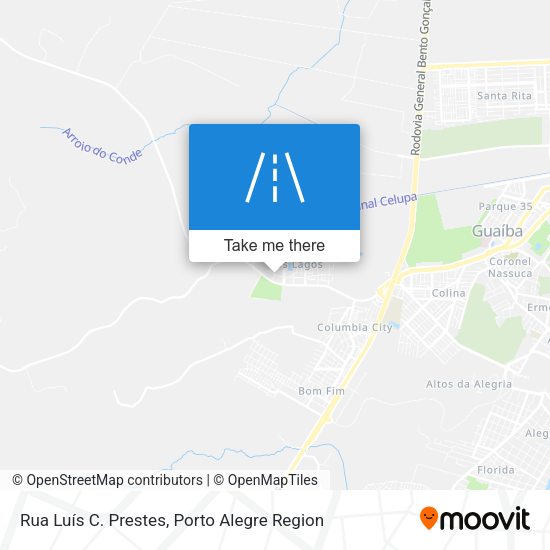 Rua Luís C. Prestes map