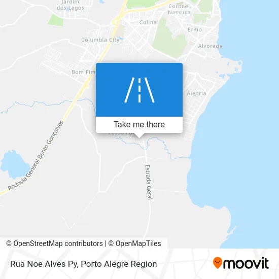 Rua Noe Alves Py map