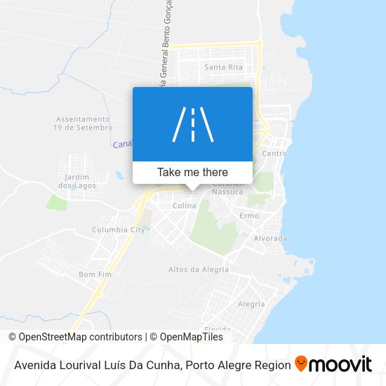 Avenida Lourival Luís Da Cunha map