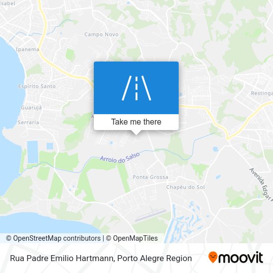 Rua Padre Emilio Hartmann map