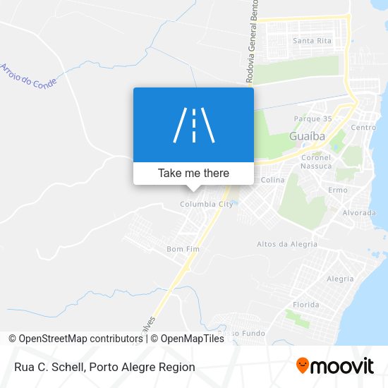 Rua C. Schell map