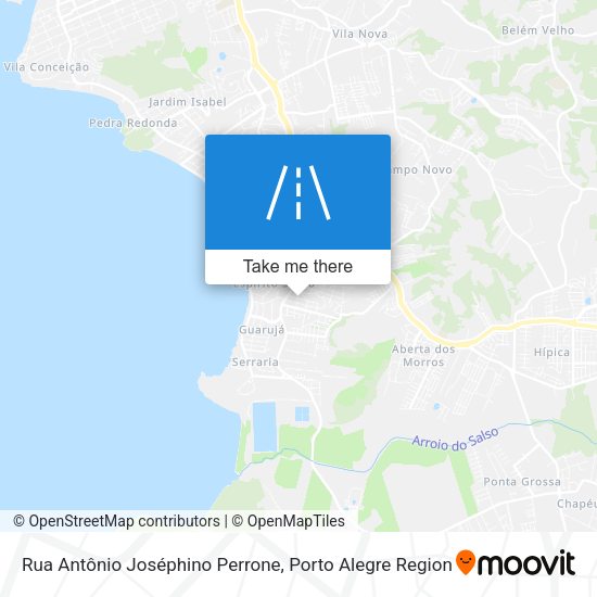 Rua Antônio Joséphino Perrone map