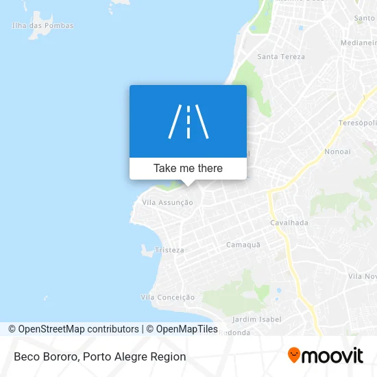 Beco Bororo map