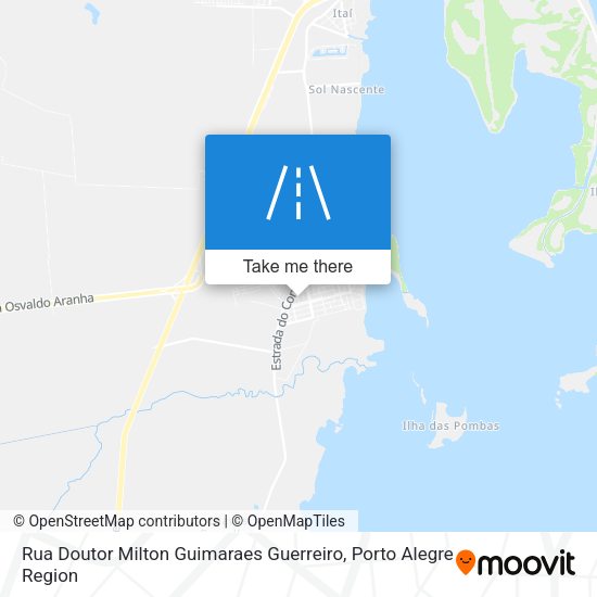 Rua Doutor Milton Guimaraes Guerreiro map