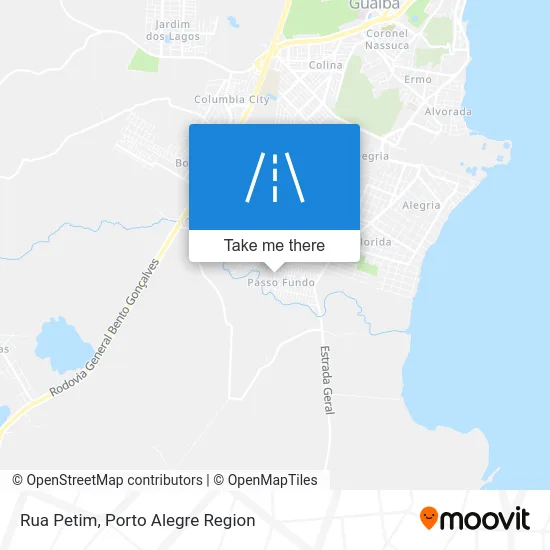 Rua Petim map