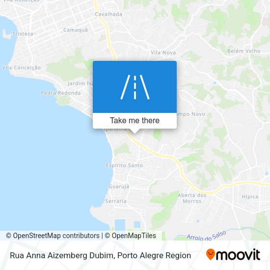 Rua Anna Aizemberg Dubim map