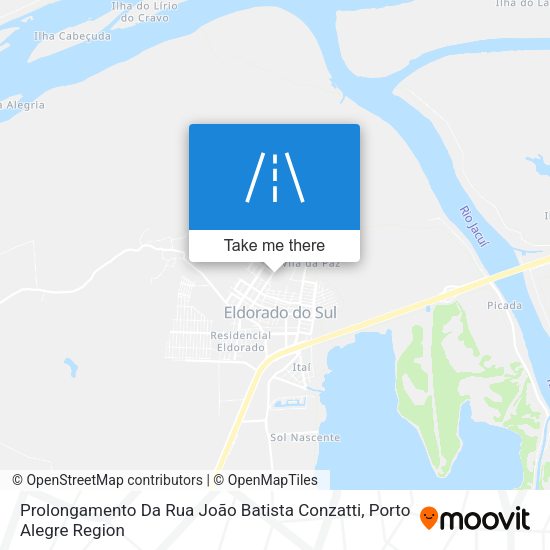 Prolongamento Da Rua João Batista Conzatti map