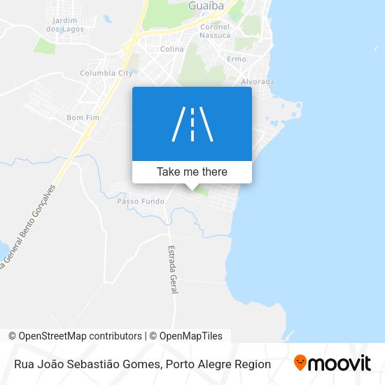 Rua João Sebastião Gomes map