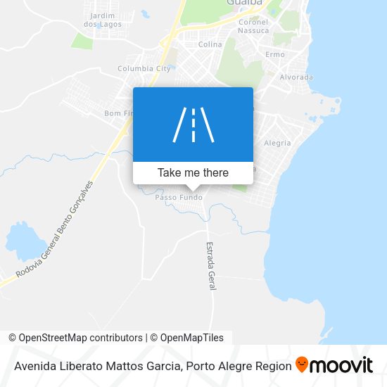 Avenida Liberato Mattos Garcia map