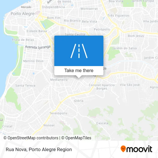 Rua Nova map