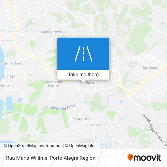 Rua Maria Willims map
