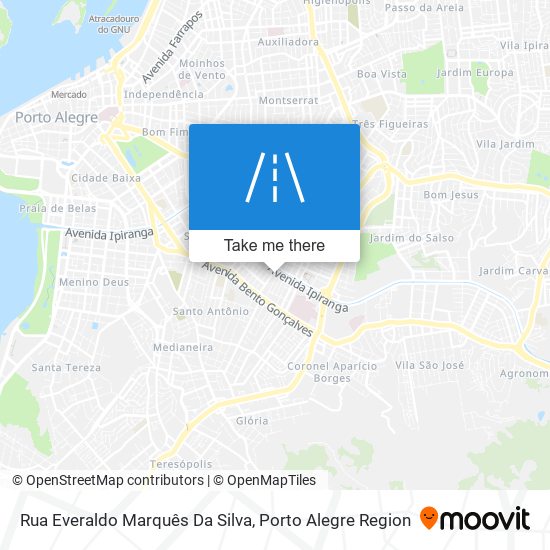 Mapa Rua Everaldo Marquês Da Silva