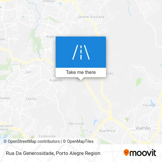 Rua Da Generosidade map