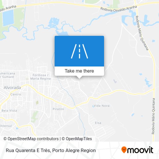 Rua Quarenta E Três map