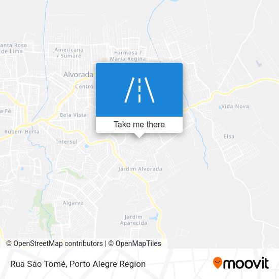 Rua São Tomé map