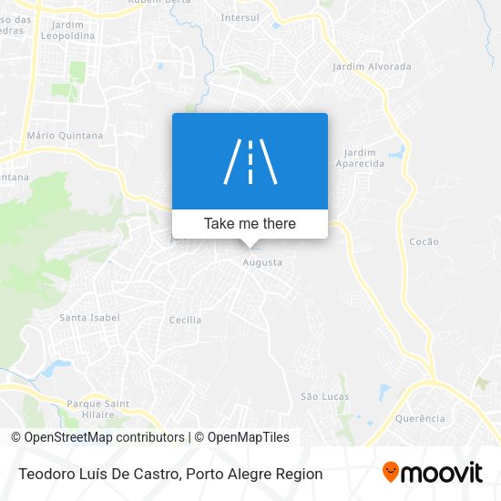 Teodoro Luís De Castro map