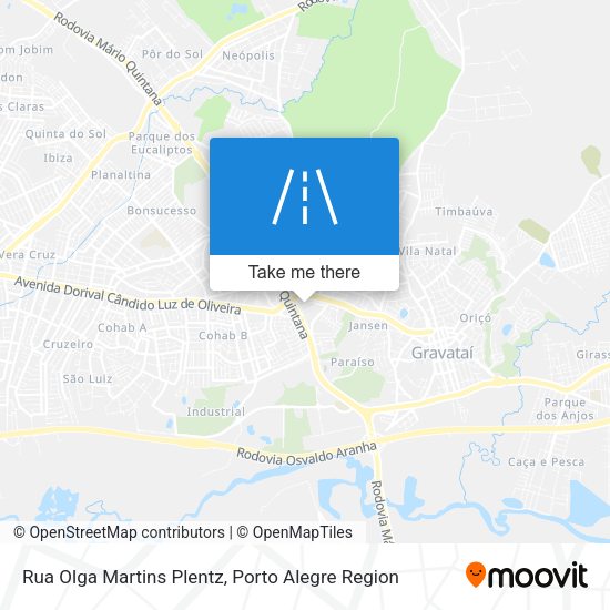Rua Olga Martins Plentz map