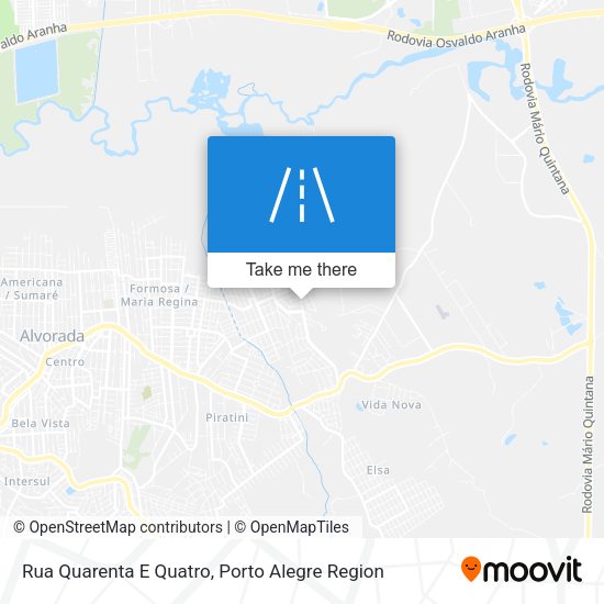 Rua Quarenta E Quatro map