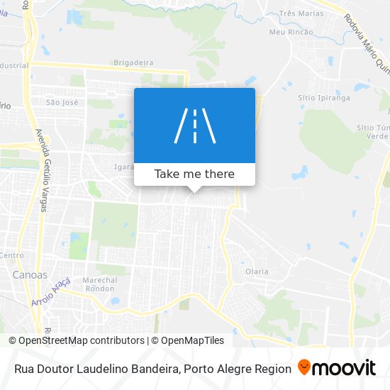 Mapa Rua Doutor Laudelino Bandeira