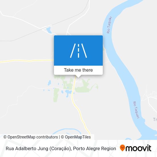 Rua Adalberto Jung (Coração) map