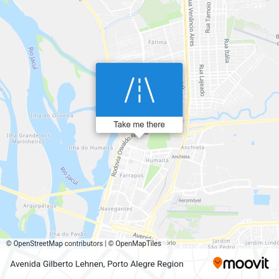 Avenida Gilberto Lehnen map