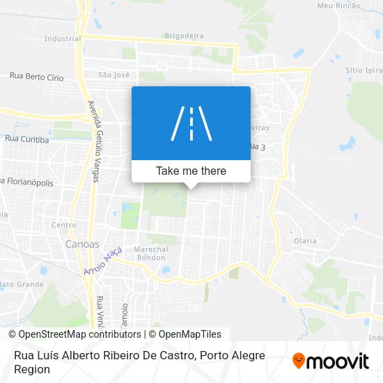 Rua Luís Alberto Ribeiro De Castro map