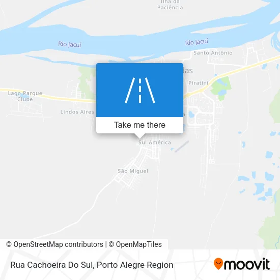 Rua Cachoeira Do Sul map