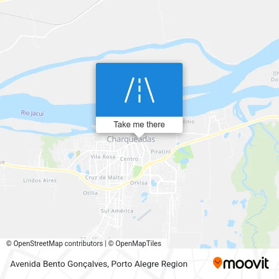 Avenida Bento Gonçalves map