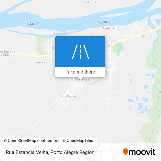 Rua Estancia Velha map
