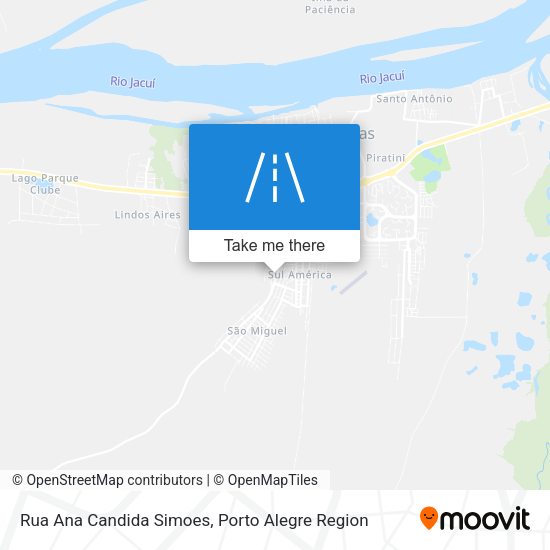 Rua Ana Candida Simoes map