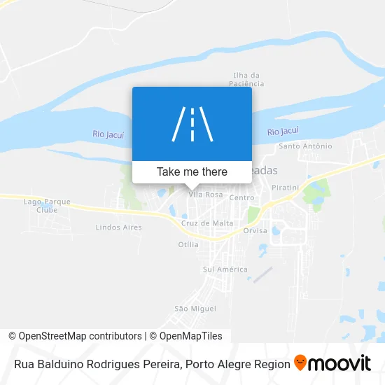 Rua Balduino Rodrigues Pereira map