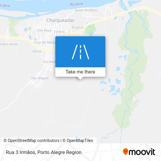 Rua 3 Irmãos map