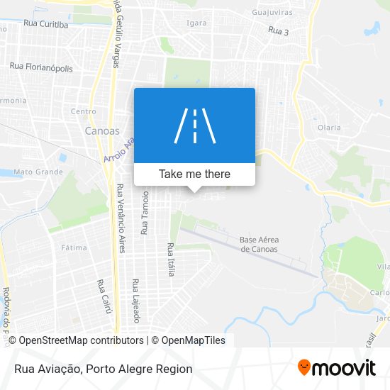 Rua Aviação map