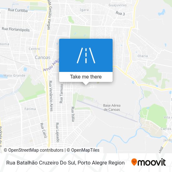 Rua Batalhão Cruzeiro Do Sul map