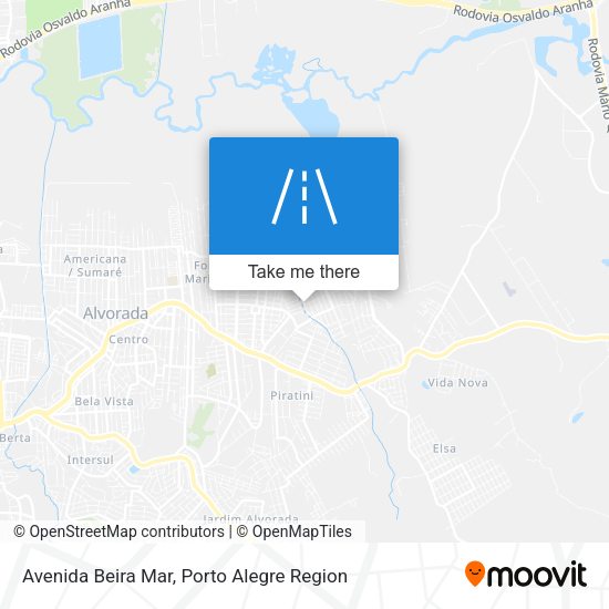 Avenida Beira Mar map