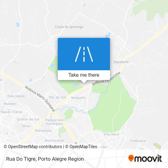 Rua Do Tigre map