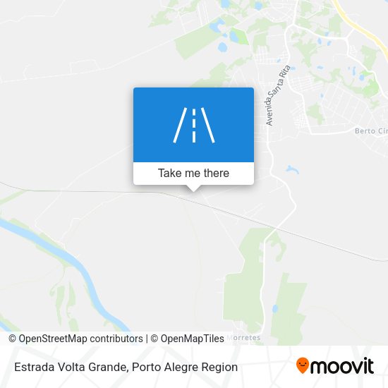 Estrada Volta Grande map