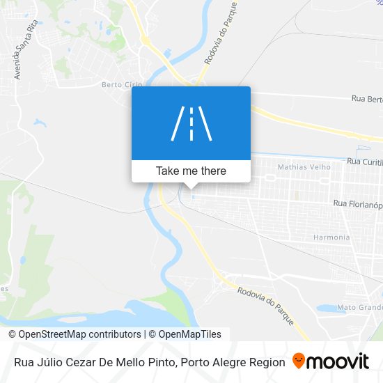 Rua Júlio Cezar De Mello Pinto map