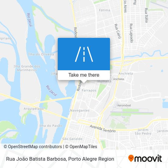 Rua João Batista Barbosa map