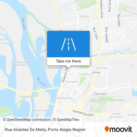 Rua Ananias De Mello map