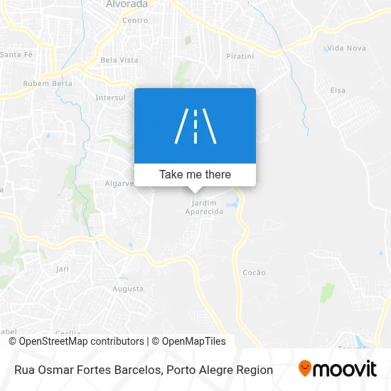 Rua Osmar Fortes Barcelos map