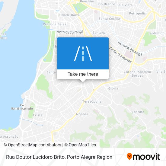 Rua Doutor Lucidoro Brito map