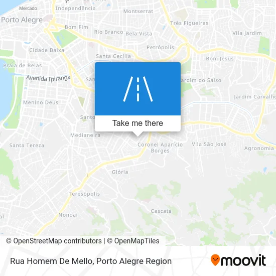 Rua Homem De Mello map